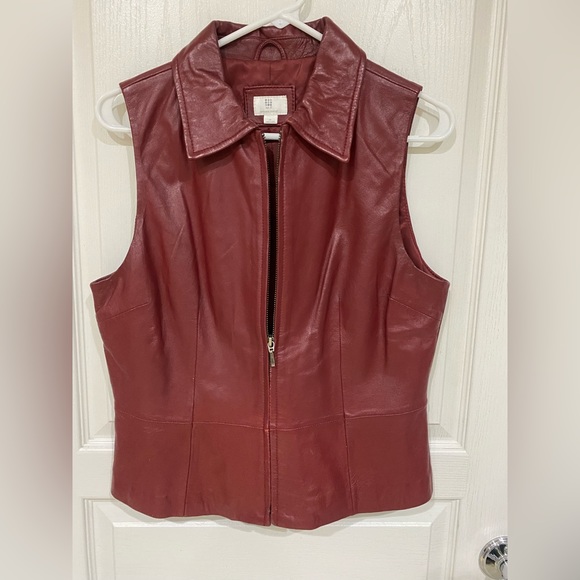 Apt. 9 Tops - Apt 9 Lambskin Leather Vest